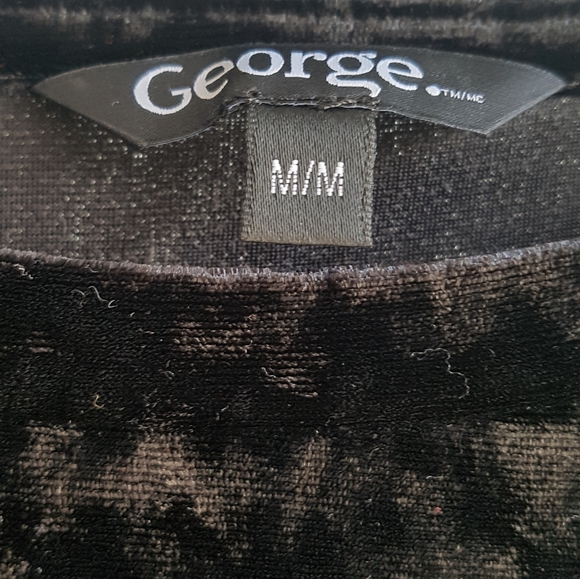 GEORGE velvet shift dress - Picture 3 of 3